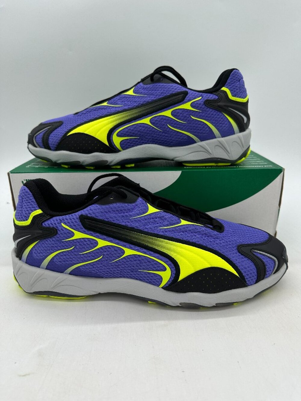 Puma Inhale Men's Size 11 Blue Yellow Athletic Shoes 401560 10
